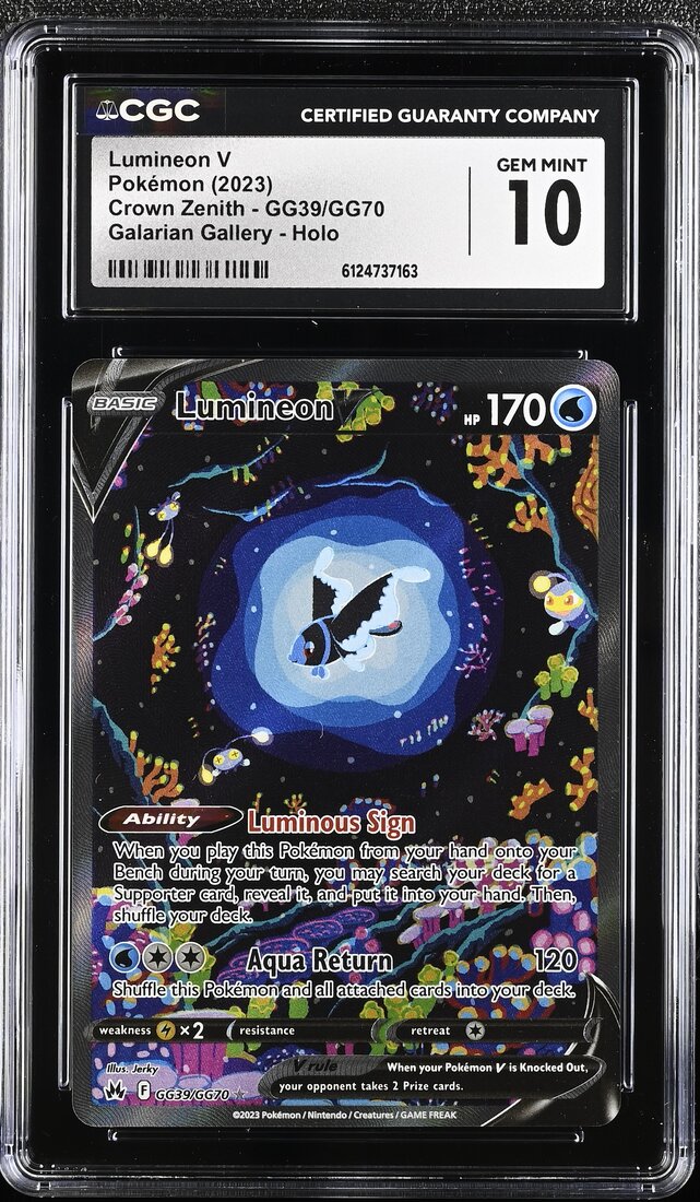 2023 #GG39/GG70 Lumineon V CGC 10 Crown Zenith - English