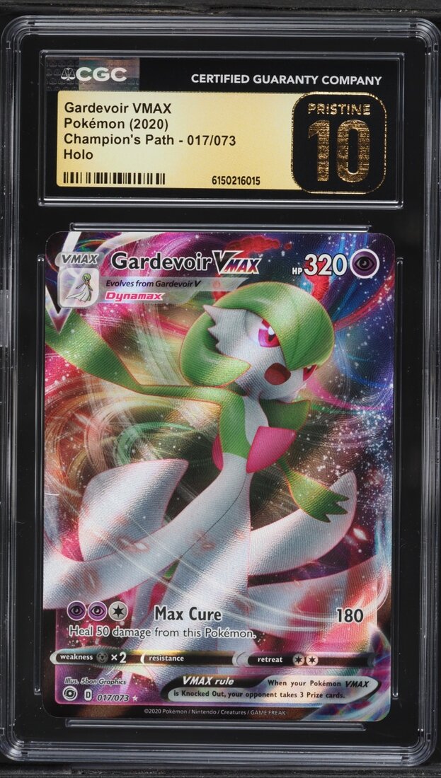 2020 Pokemon Sword & Shield Champion's Path Full Art Gardevoir VMAX #17 CGC 10 PRISTINE