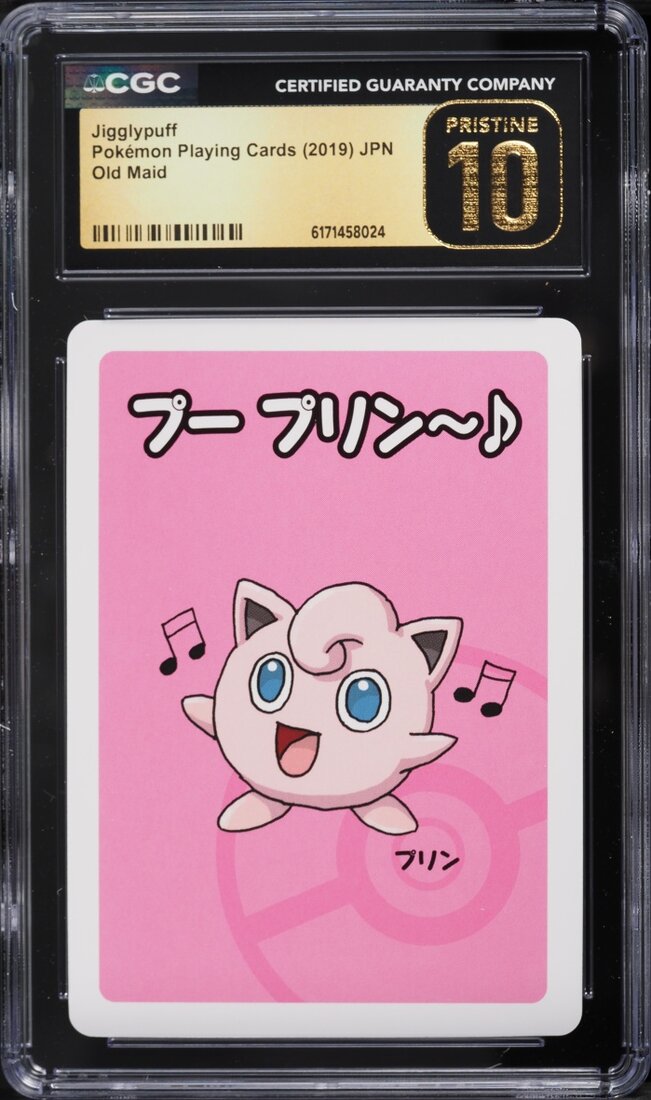 2019 Pokemon Japanese Playing Cards Old Maid Jigglypuff CGC 10 PRISTINE
