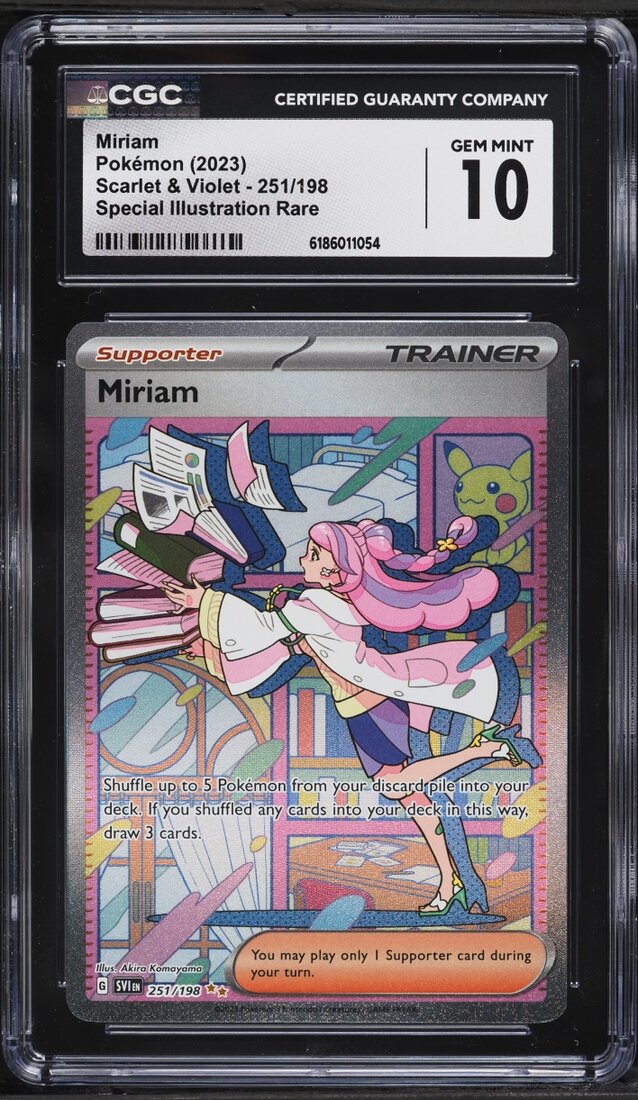 2023 #251 Miriam CGC 10 Pokemon Scarlet & Violet SIR
