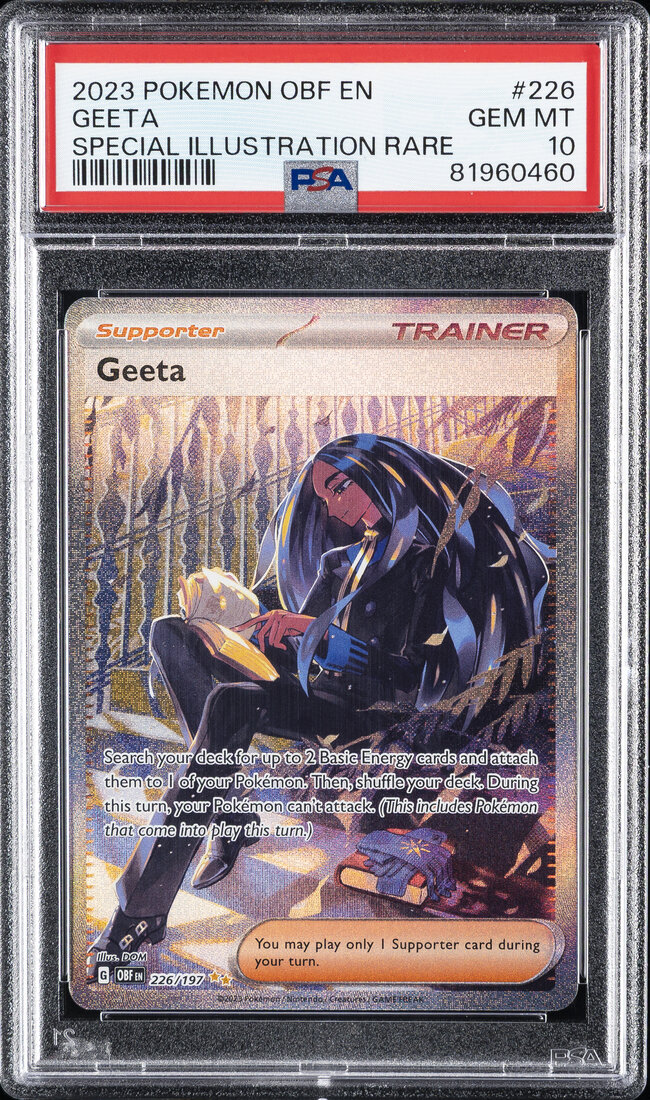 2023 #226 Geeta PSA 10 Obf EN-Obsidian Flames Pokemon