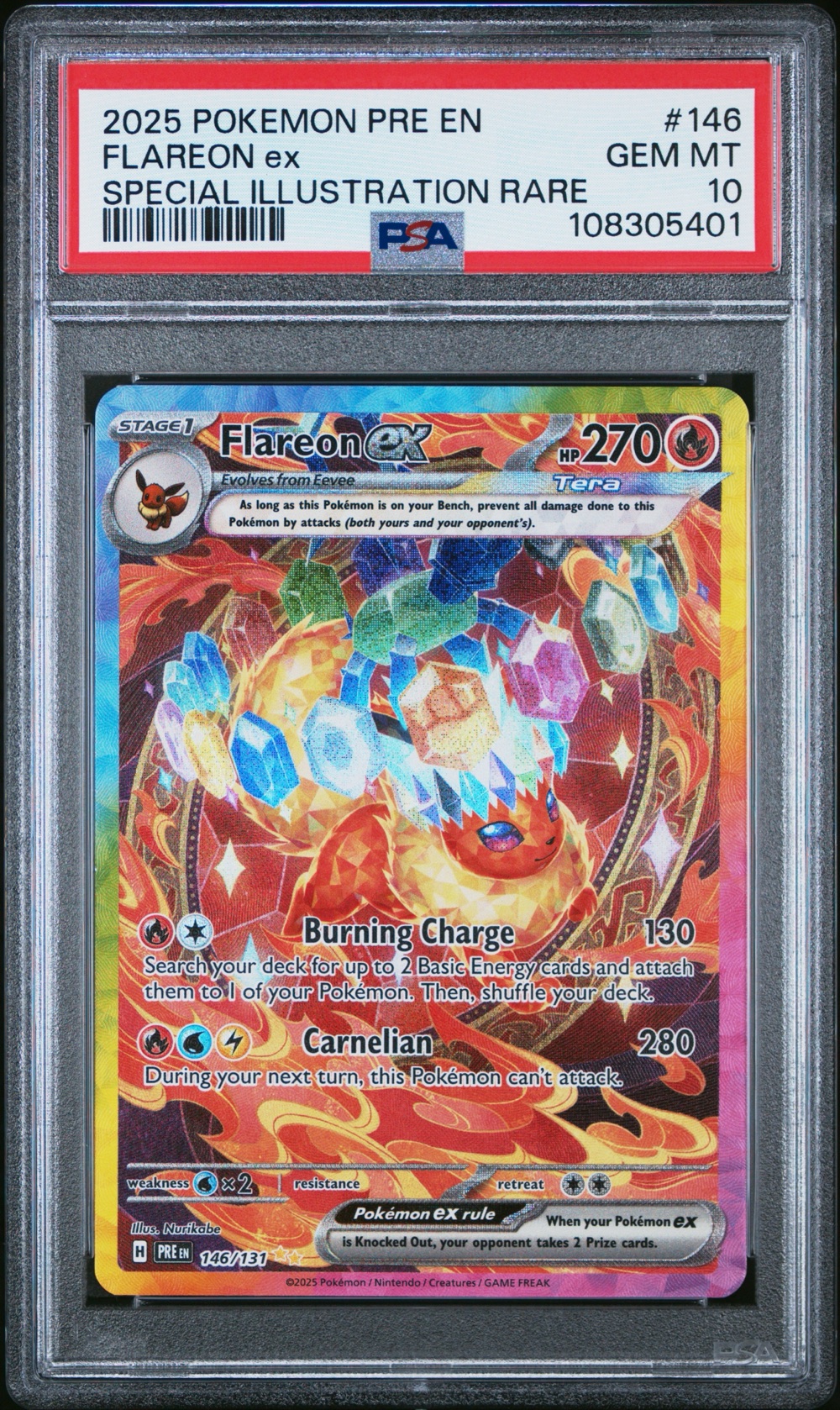 Flareon EX (Prismatic Evolutions #146) · Member reward