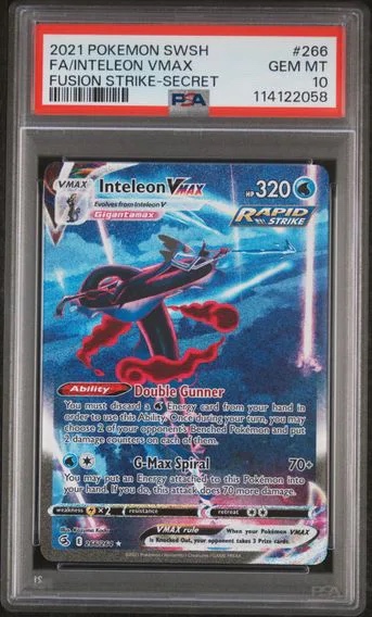 Inteleon Vmax Full Art (Fusion Strike #266)