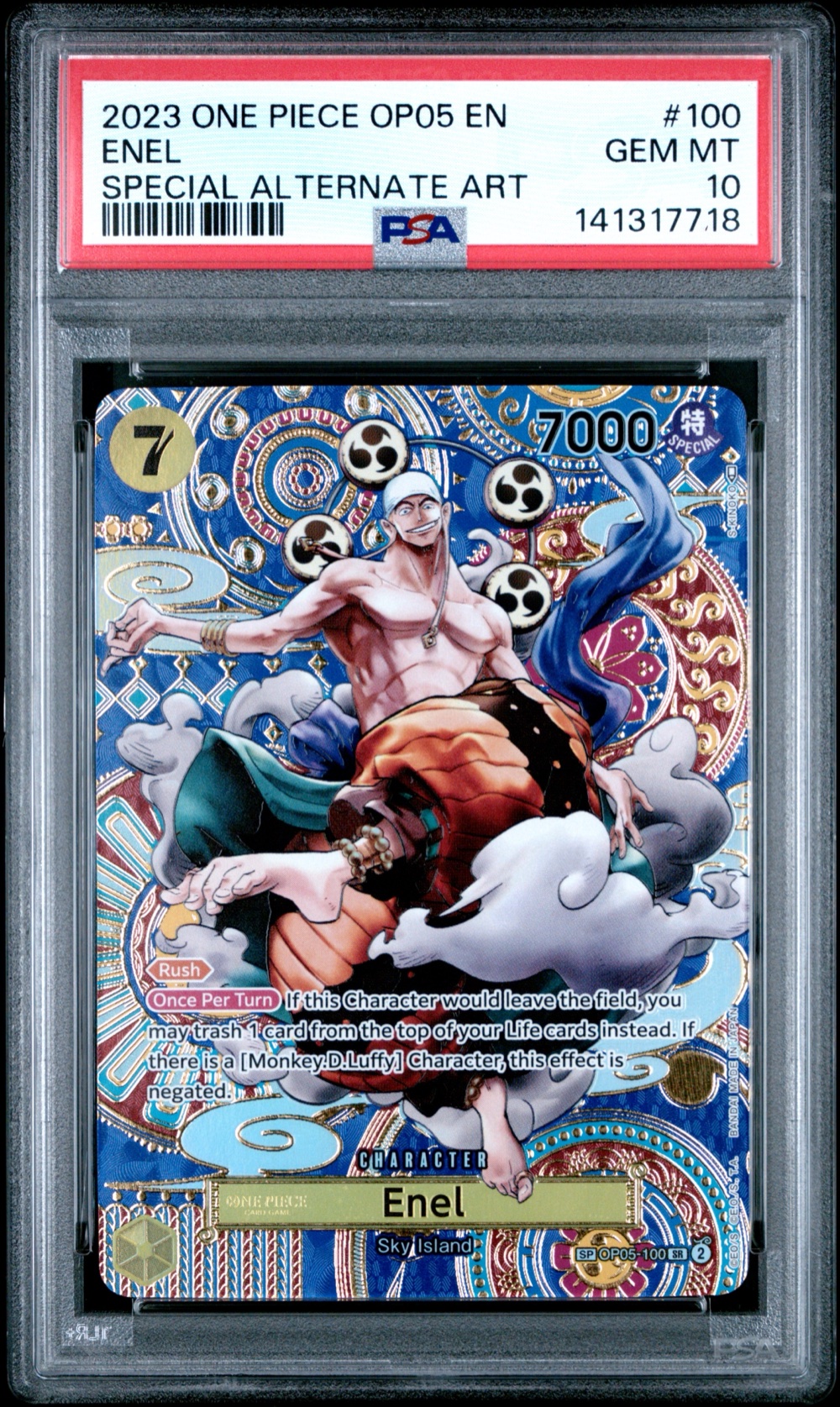 Enel (OP05 #100) · Member reward